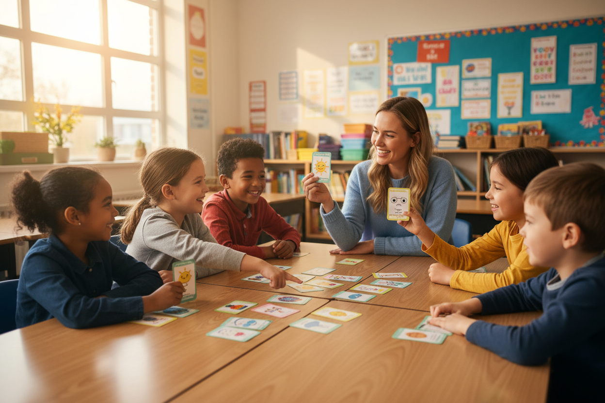 Power Phrase Card Game - Educator Trial Bundle (5 Pack) — SEL card game for Australian primary school classrooms