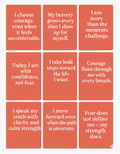 Courage Affirmations | Girlfriend & Mother Luxe Cards | Digital Download — SEL card game for Australian primary school classrooms