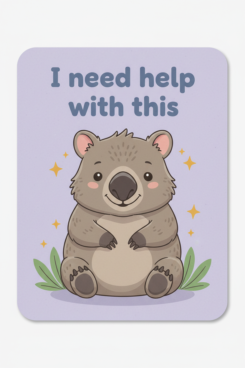 It's Okay to Say... — Boundary Setting Cards Digital Download Poster — SEL card game for Australian primary school classrooms