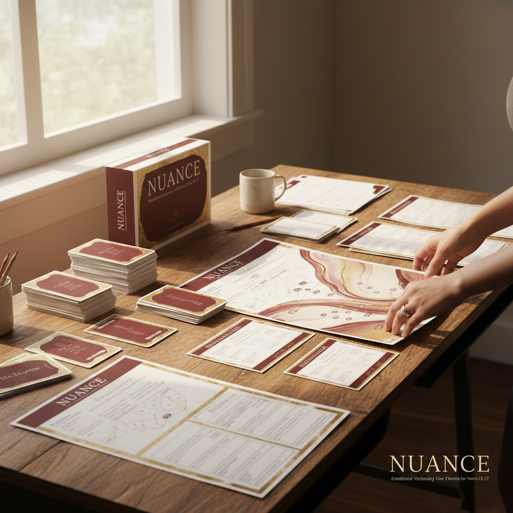NUANCE Emotional Vocabulary Classroom Pack | Tier 2 Words for Teens 12–17 | Digital Download