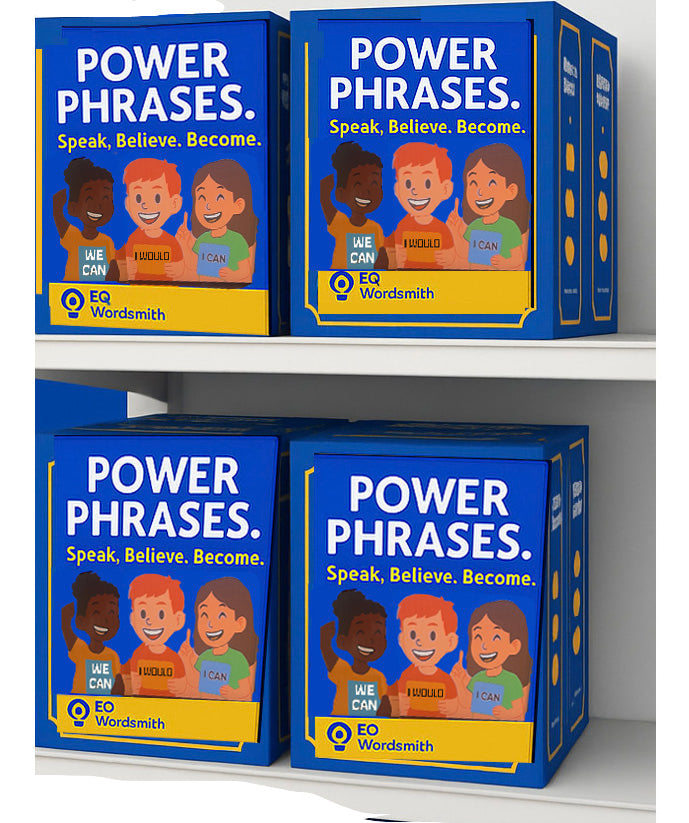 Power Phrase Card Game | SEL Family Game for Kids Ages 6 - 13 Emotional Intelligence — SEL card game for Australian primary school classrooms