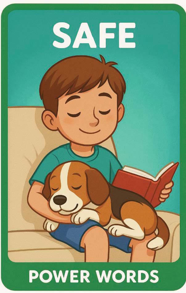 SEL -POWER ACTION CARDS FOR KIDS -DIGITAL DOWNLOADABLE 50 CARDS — SEL card game for Australian primary school classrooms